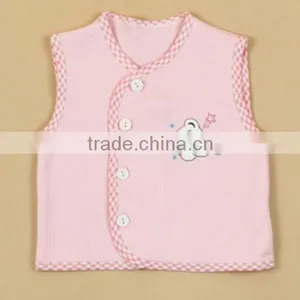 Soft Cool Baby Summer Clothes White Vest Baby Toddler Vest thumbnail-1
