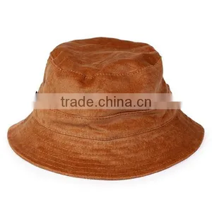 Plain Bucket Hat/Custom Corduroy Hats/Corduroy Bucket Hat thumbnail-6