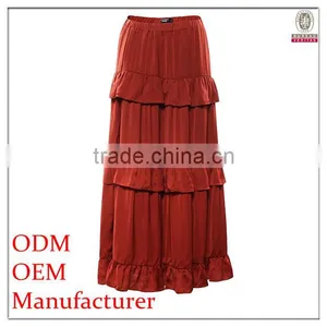 OEM Manufacturer Fashion Stylish Women Casual Long Cargo Skirt thumbnail-1