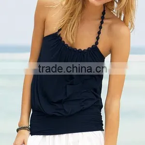 8TP260 Beaded Halter Tops thumbnail-1