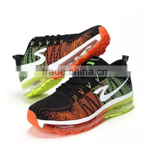New Style Fashion Brand Sport Fly Knit Running Shoes Sample for Male, High Quality Fly Line Sport Shoes Men Price Cheap thumbnail-3