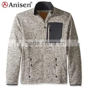 Pacific Casual Hiking Mens Sweater Fleece Jacket With Chest Pocket thumbnail-1
