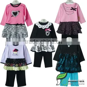 2015 Latest Girls Clothing Sets Baby Korea Boutique Clothes Kids Outfits thumbnail-1