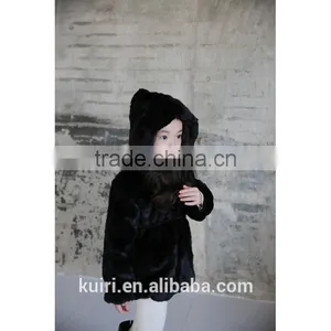 2016 Autumn Winter Girls Faux Fur Coat Children Outerwear Jacket Warm Outerwear Child Thickening Clothing Outerwear Warm Tops thumbnail-1
