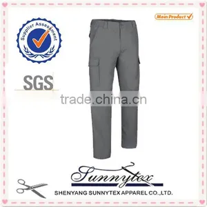 2016 Custom Fashion Breathable Casual Cotton High Quality Multi Pocket Mens Cargo Pants With Side Pockets thumbnail-4
