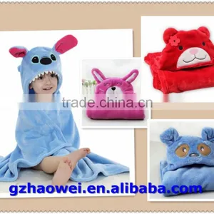 Adorable Animal Designs Baby Bath Towel/ Newborn Animal Model Towel thumbnail-1