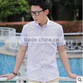 Latest Shirt Designs for Men 2016 Fancy Custom Elongated Printed Hawaiian Short Sleeve T-shirt thumbnail-6
