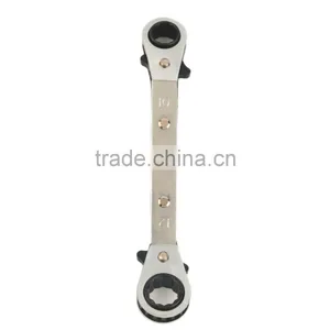 1Pc 10x12mm Useful Metric Offset Double Ring Wrench Spanner Reversible Ratchet Handle Wrench Metric Hand Tools Free Shipping thumbnail-2
