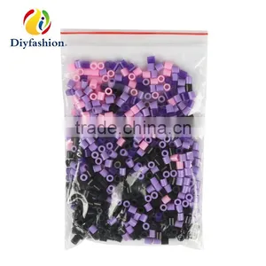 Diyfashion 5mm Hama Perler Fuse Beads Octopus Set With Puzzle Iron Paper and Twezzer Hama Beads Toys for Kids 18032 thumbnail-3