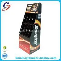 Electrical Battery Flooring Cardboard Display Stand for Promotional Sale thumbnail-1
