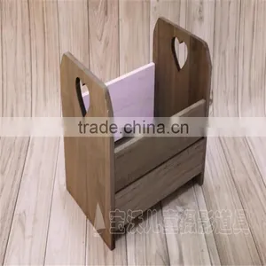 Antique Wood Bed Props Newborn Baby Wooden Bed Sturdy Bucket Pattern Phootgraphy Props thumbnail-3