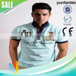 2017 Latest New Fashion Custom Color Mens Polo Shirt thumbnail-1