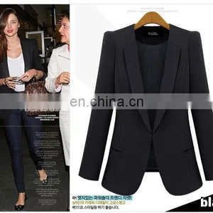Charming Design Fabric to Make Women Blazer Suits thumbnail-3