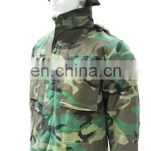 Hot Sale Army Woodland Camouflage Military Army M65 Jacket thumbnail-4