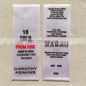 Microfiber Cloths Private Label Wholesale,Label of Graded Goods Clothing Label,Garment Woven Label Printing thumbnail-3