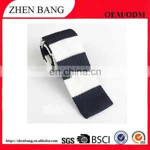 High Quality 100% Wool and New Fashion Stripes Men Knit Tie thumbnail-2
