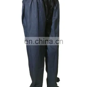 Casual Wear Black Color Stitched Cotton Bottom Pant 2017 thumbnail-1