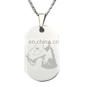 Popular Metal Army Custom Logo Printed Dog Tag for Men thumbnail-5