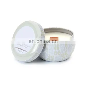 Quality Assurance Portable Metal Empty Travel Scented Rustic Candle Tins thumbnail-1