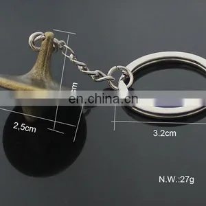 Metal Alloy Spinning Top Key Chain With Logo Spinning Top Toys Keychain Promotional Gifts for Adults and Children thumbnail-2