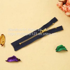 #3 #4 #5 #8 #10 Metal Brass Zipper Close End thumbnail-3