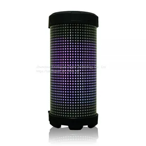 Bazooka Speaker Wireless Bluetooth Speaker Led Lights Pvc Panel Mini Music Box thumbnail-2