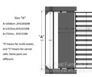 3-Stage Drawer Out Sofa Bed MechanismSFG000S/C# thumbnail-4
