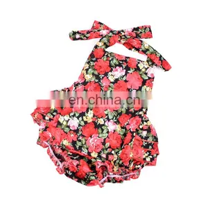Wholesale Girl Floral Clothes Baby Kid Romper thumbnail-5