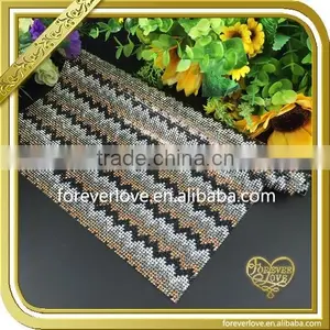 Resin Rhinestone Mesh Sheet FHRM-048 thumbnail-1