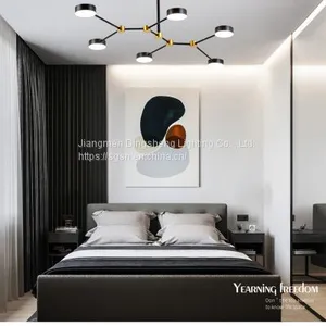 Led Modern Light Luxury Living Room Chandelier Chandelier, Living Room Nordic Restaurant Creative Simple Bedroom Chandelier thumbnail-4