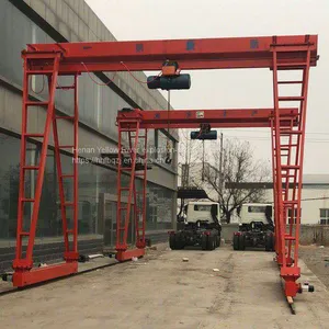 MH Type10 Ton General Gantry Crane, Gantry Crane, Main Girder Box Support Leg Gantry Crane, Rail Type Small Crane thumbnail-3