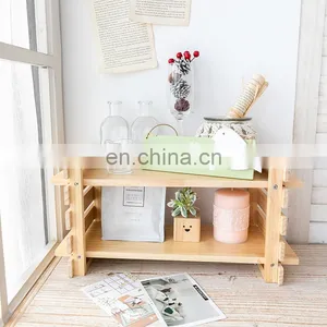 Wood Corner Plant Display Plant Stand Indoor Flower Pot Holder Wooden Shelf thumbnail-3