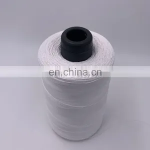 High Quality Raw White 100% Cotton Bleached White With Gassed Waxed Kite Thread thumbnail-5