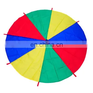 Kindergarten Outdoor Activities Kids Games Umbrella Teaching Toys Children Early Education Rainbow Parachute thumbnail-1