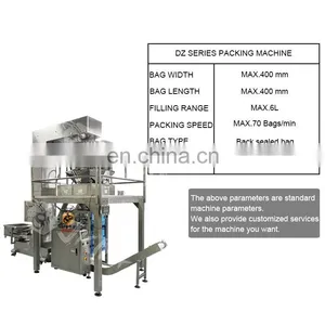 Multi-head Weigher Automatic Weighing Fried Food Packing Machine Fried Chicken French Fries Packing Machine thumbnail-3
