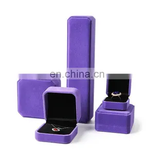 Jewelry Storage Boxes Presentation Necklace Pendant Jewelry Box Velvet Case Earrings Display Box 10*7*4.5cm thumbnail-5
