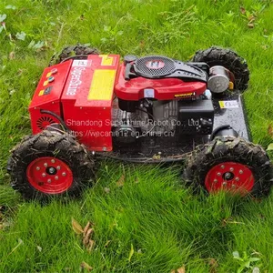 Remote Control Mower With Tracks, China Remote Control Lawn Mower With Tracks Price, Remote Control Track Mower for Sale thumbnail-1