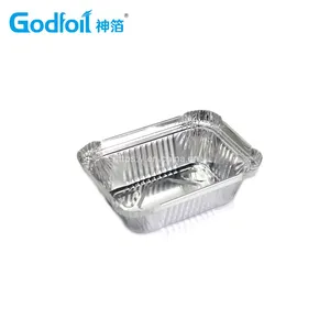 Rectanglar Aluminum Foil Container Wrinkle Wall Container thumbnail-4