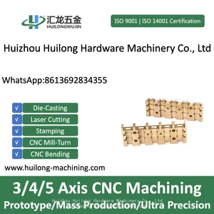 CNC Custom Turning Milling Machined Titanium Stainless Steel Brass Aluminum CNC Machining 4 5 Axis Service thumbnail-1