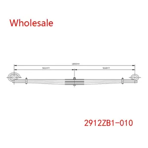 2912ZB1-010 Heavy Duty Vehicle Front Axle Wheel Parabolic Spring Arm Wholesale For DongFeng thumbnail-1