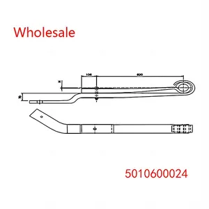 5010600024 Rear Axle Parabolic Spring Armof Heavy Duty Vehicle Wholesale For Renault thumbnail-1