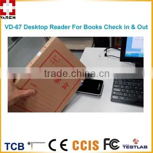 RFID Desktop Reader/Writer for Library Books Check in & Check Out thumbnail-1