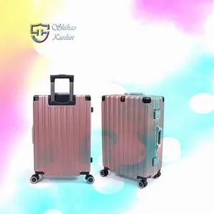 ​ Wholesale Waterproof Travel Luggage ABS Material Suitcase Wide Trolley Luggage Box Set for Outdoor A thumbnail-5