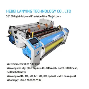Electronical Rotary Dobby Type Wire Mesh Weaving Machine From LANYING Wire Mesh Weaving Machine thumbnail-4