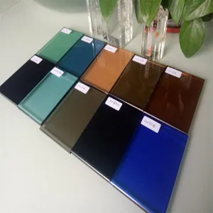 Colored Glass Black, Blue, Tea, Green, Can be Used in Office Buildings thumbnail-3