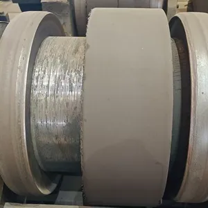 High-Abrasion Polyurethane Wheels for 100-Ton Heavy-Duty Welding Rotators | Steel Pipe Rotation thumbnail-1