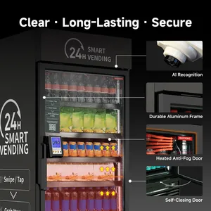 Haha Vending Smart Open-Front Design Contactless Payment Visual Recognition AI Vending Machine 542 Pro thumbnail-2
