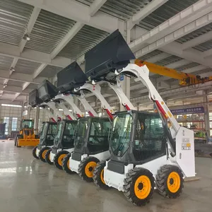 Skid Loader Export Version Diesel Electric Multi-function Seat Skid Steer Loader thumbnail-2