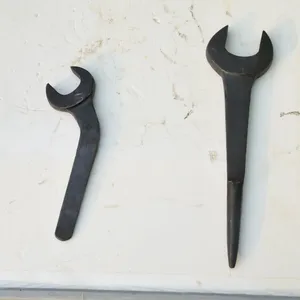 Bent Single Open End Wrench 15 Degree Offset, Drop Forged 45# Steel, Size Range 22mm-32mm thumbnail-3
