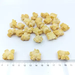 Wholesale Fried Salt & Vinegar Flavor Rice Puffs, Crispy Seasoned Rice Cracker Snacks, OEM Private Label Bulk Grain Snack Supply thumbnail-5